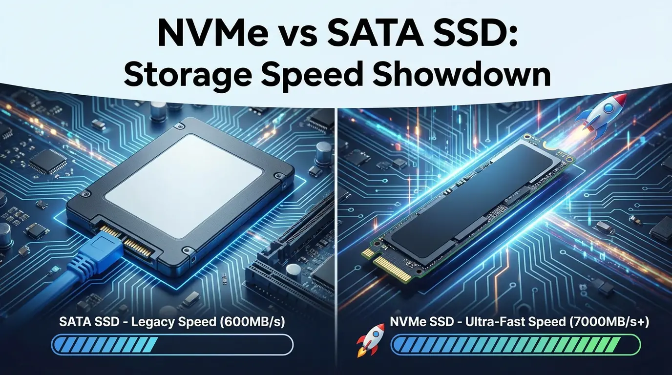 Geleneksel SATA SSD ile PCIe 4.0 Enterprise NVMe SSD okuma/yazma IOPS karşılaştırma analizi